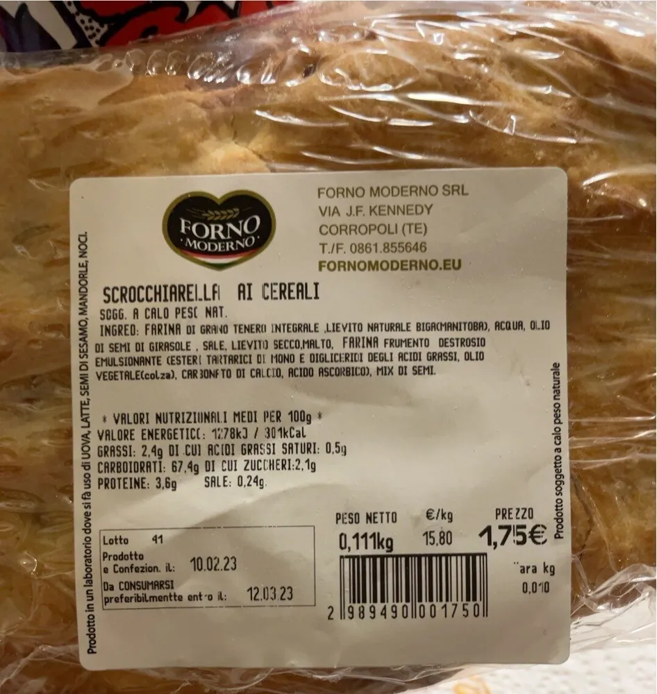 Scrocchiarella ai Cereali
