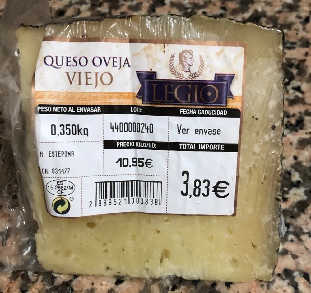 Queso oveja viejo