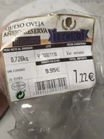 Queso oveja añejo reserva