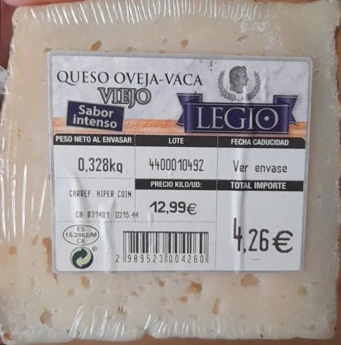 Queso oveja-vaca viejo