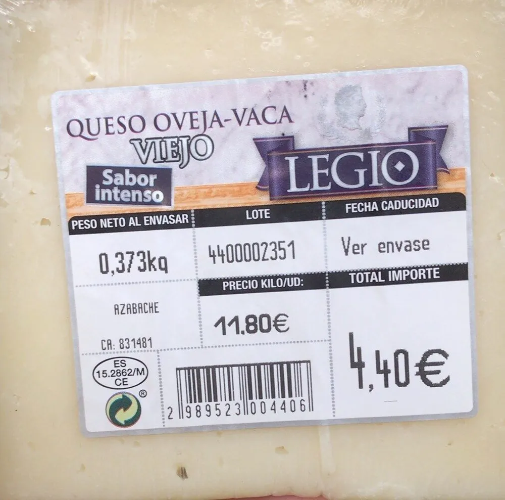 Queso oveja-vaca viejo