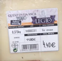 Queso oveja-vaca viejo