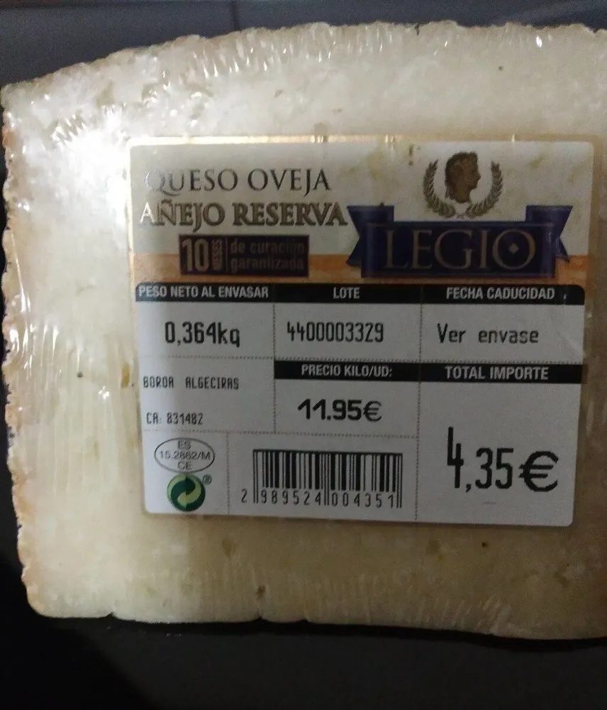 Queso de oveja añejo reserva