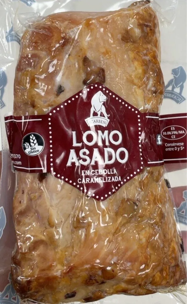 Lomo asado en cebolla caramelizada