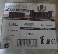 Queso oveja añejo reserva