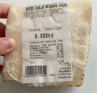 Queso oveja reserva