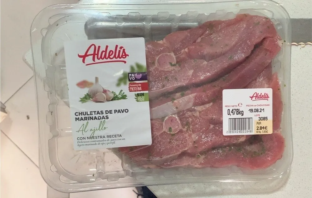 Chuleta de pavo