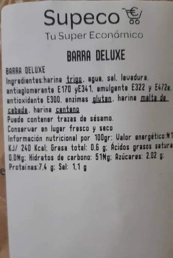 Barra deluxe