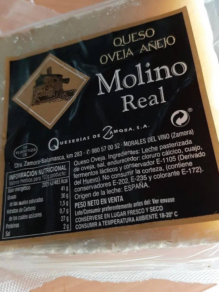 Queso oveja añejo