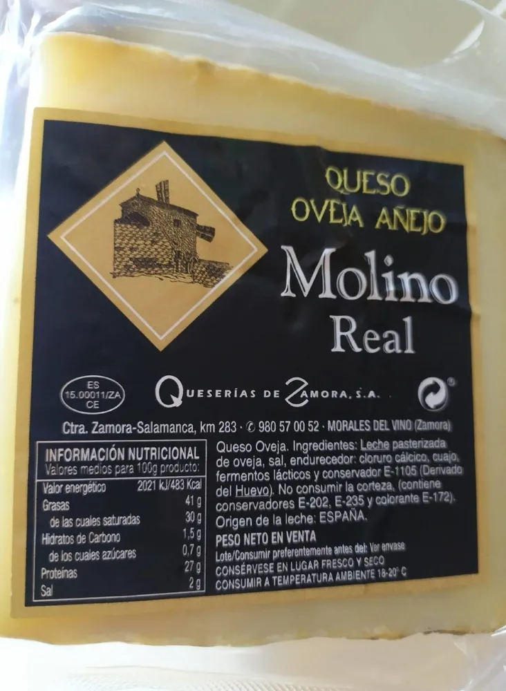 Queso oveja añejo
