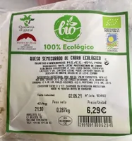 Queso semicurado de cabea ecologico