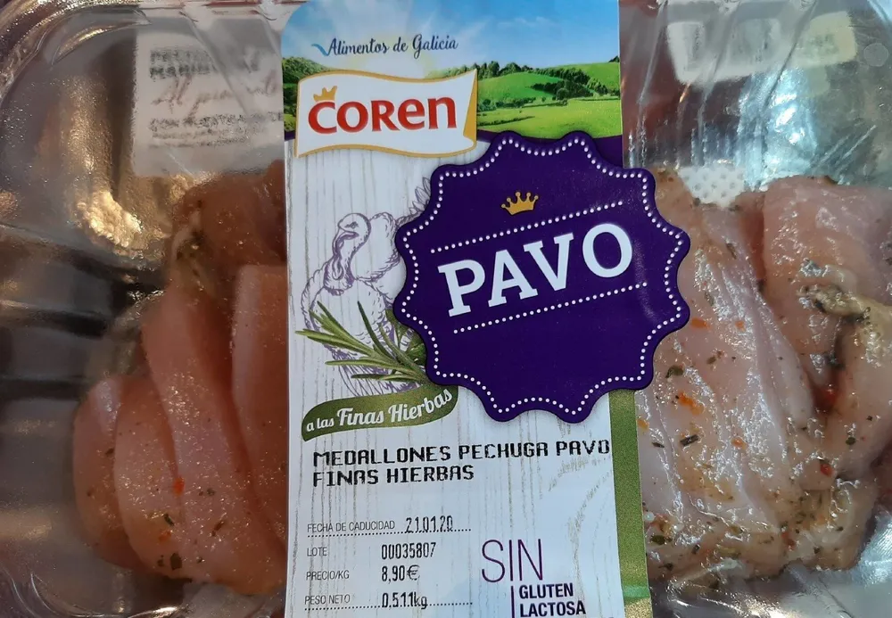 Medallones pechuga pavo finas hierbas