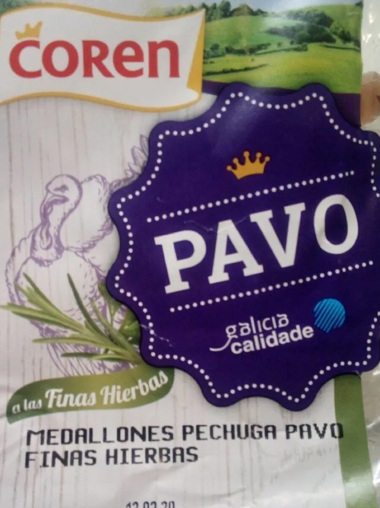 Pavo marinado a las finas hierbas