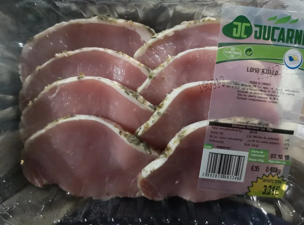 Lomo al ajillo