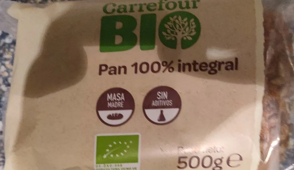 Pan integral de cereales con avena