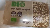 Pan 100% integral con avena