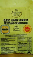 Queso de mahón menorca artesano semicurado