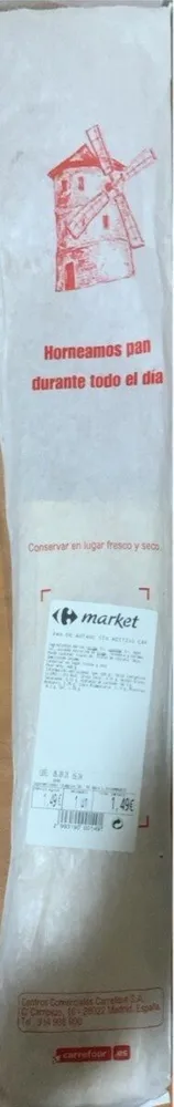 Pan de antaño sin aditivo
