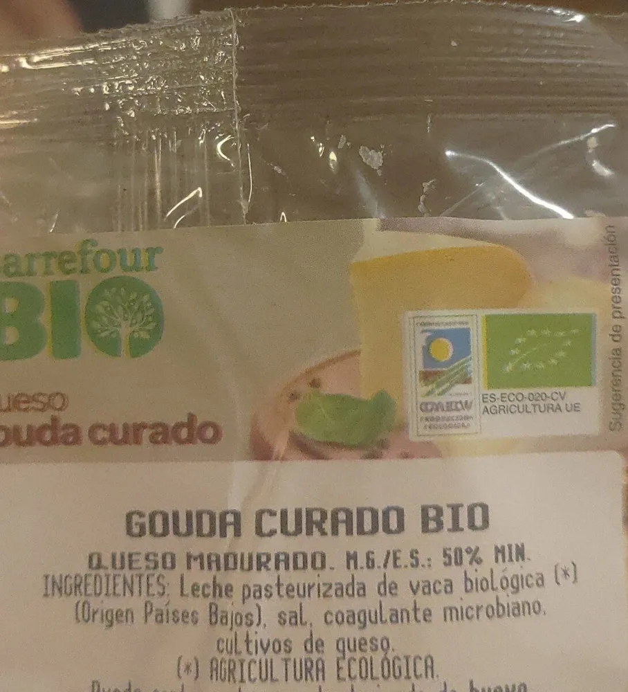 Queso gouda curado