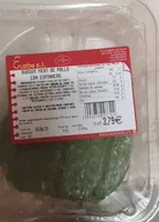 Burger meat pollo con espinacas