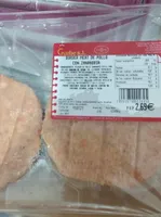 Hamburguesa de pollo con zanahoria
