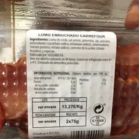 Lomo embuchado carrefour