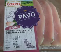 pechuga fileteada pavo marinada ajillo