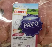 Pechuga de pavo marinada al ajillo