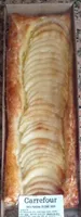Tarta de manzana rectangular