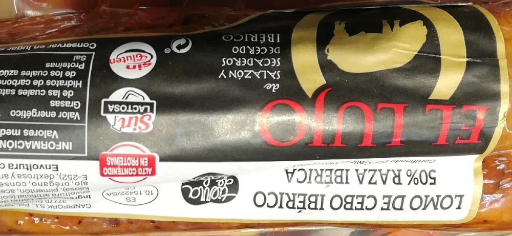 Caña de lomo de cerdo ibérico 50%