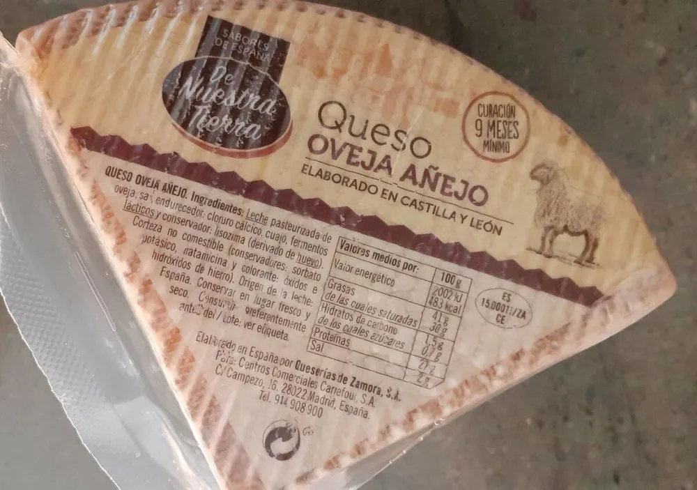 De nuestra tierra. Queso de oveja añejo