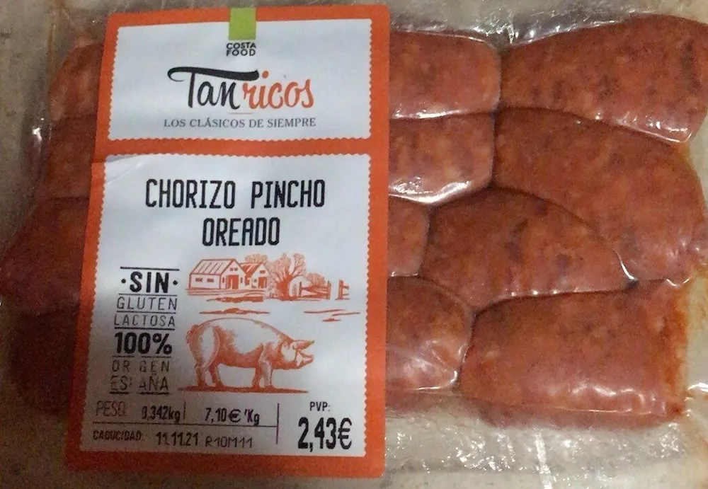 Chorizo pincho oreado