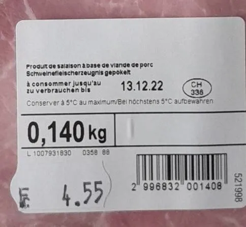 Jambon fermier