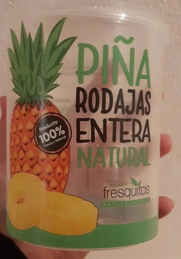 Piña a rodajas entera Natural