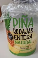 Piña natural en rodajas