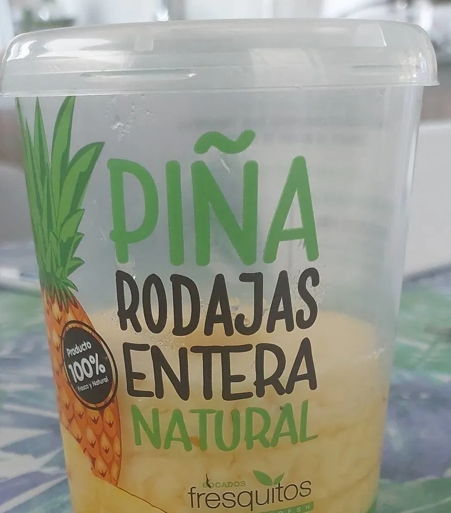 Piña a rodajas