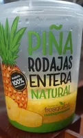 Piña rodajas entera natural