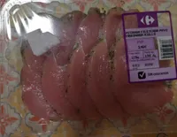 Pechuga fileteada pavo marinada ajillo