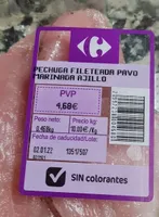 Pechugaa de pavo marinada ajillo