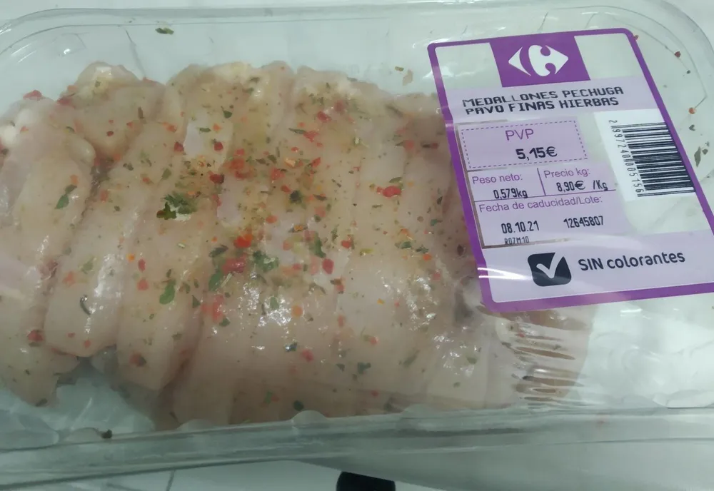 Medallones pechuga pavo finas hierbas