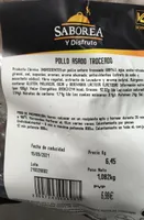 Pollo asado troceado