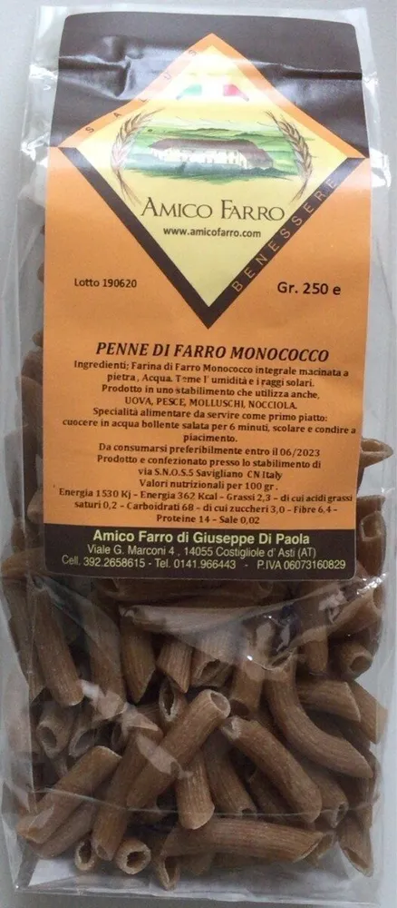 Penne di farro monococco