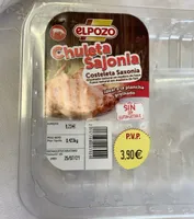 Chuletero de cerdo cocido al horno