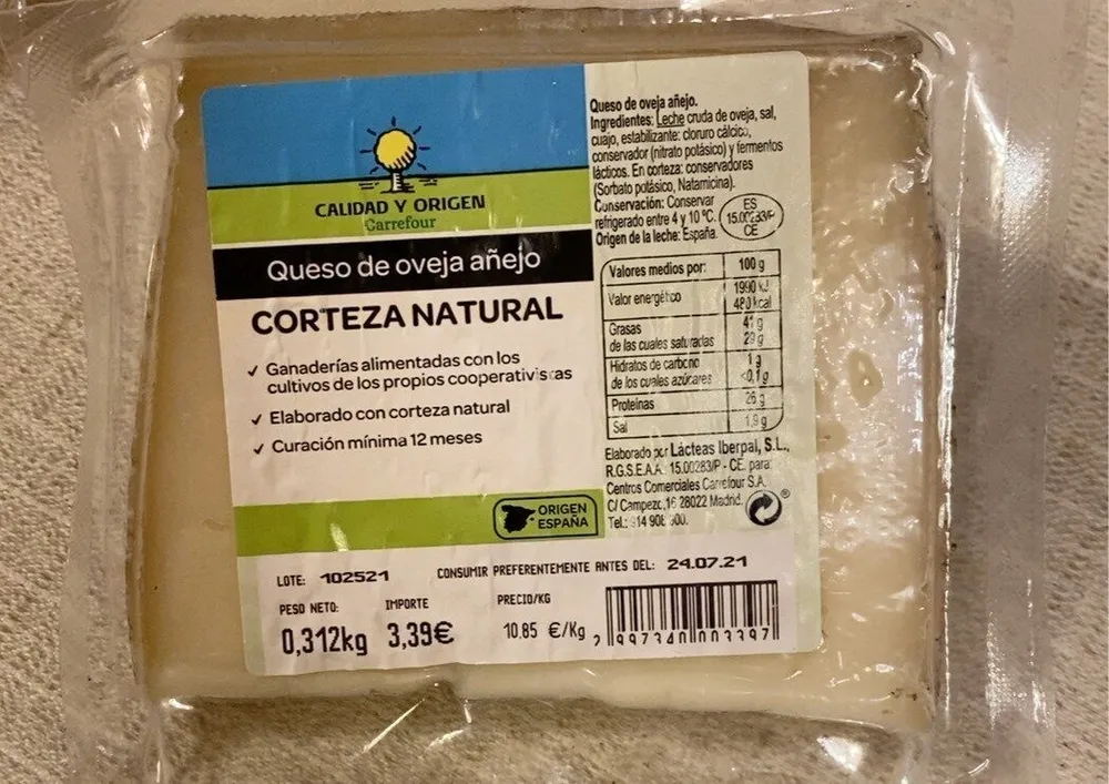 Queso de oveja añejo