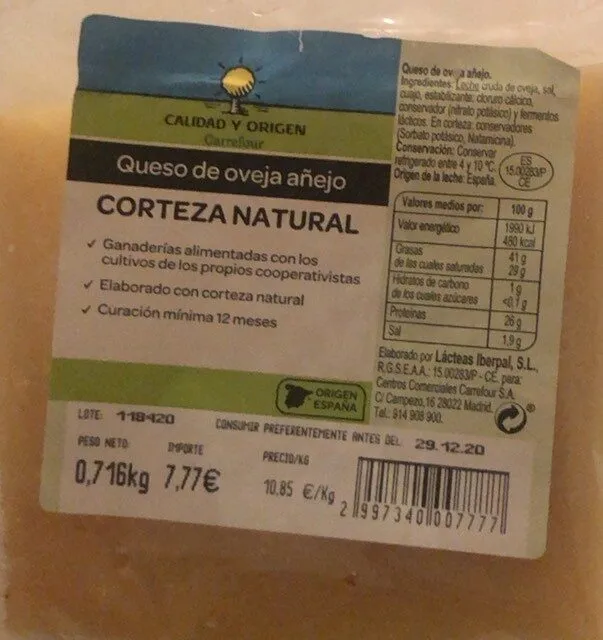 Queso de oveja añejo