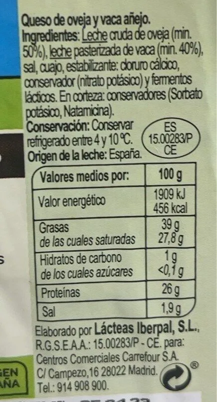 Queso oveja y vaca