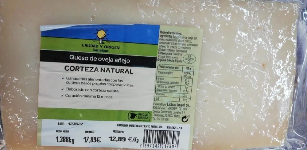Queso de oveja añejo