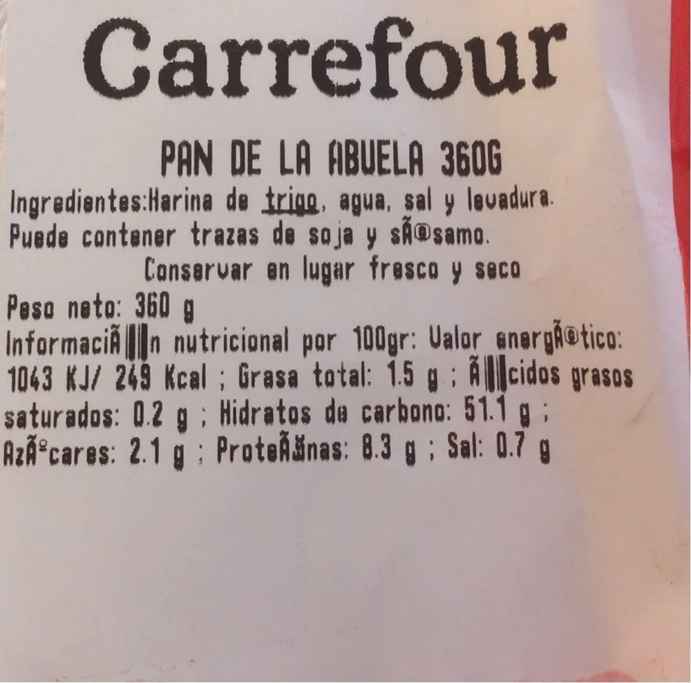 Pan de la abuela