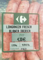 Longaniza fresca ibérica