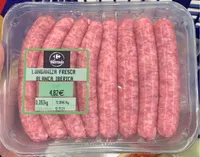 Longaniza fresca blanca ibérica
